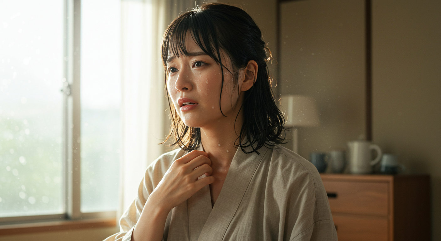 ゲリラ豪雨で熱中症のリスクアップ！